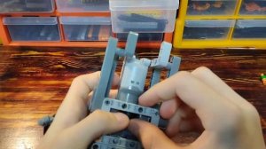 №2 Камаз Ростар Из Лего Техник 4×2/Задний мост/Самоделк