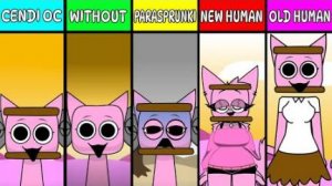 Incredibox - Sprunki Cendi Oc, Но без вещей Vs Parasprunki Vs Нового Человека Vs Старого Человека