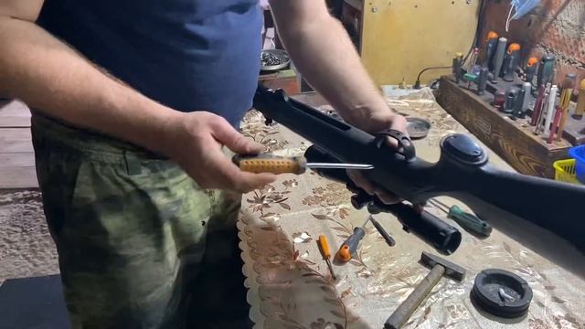 Хатсан 125. Нового поршня из сыромятины хватило на шест? смотреть онлайн