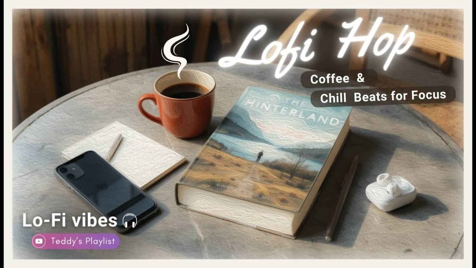 Утреннее кафе в стиле лоуфай | Чилл-атмосфера для работы и учёбы