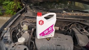 Залил моторное масло ВМПАвто в свой Оутландер XL