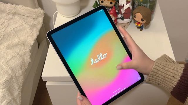 Распаковка iPad Air 2024 фиолетовый/ ТЕСТ КАМЕРЫ И первые вп смотреть онлайн