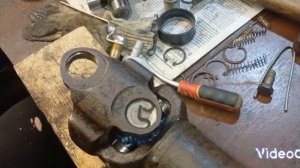 Передний кардан Mercedes w163 , установка подшипника в ГУК и