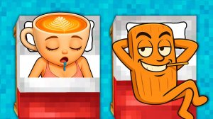 БАЛЕРИНА КАПУЧИНО ЦЕЛУЕТСЯ с ТУНГ САУРОМ А НЕ с КАПУЧИНО АССАСИНОМ В МАЙНКРАФТ