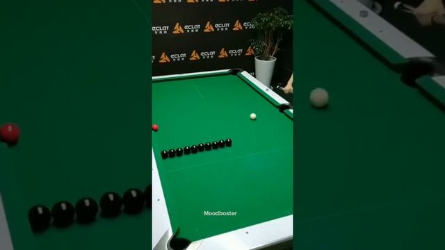 Magical precision.                                Феерическая игра в бильярд!