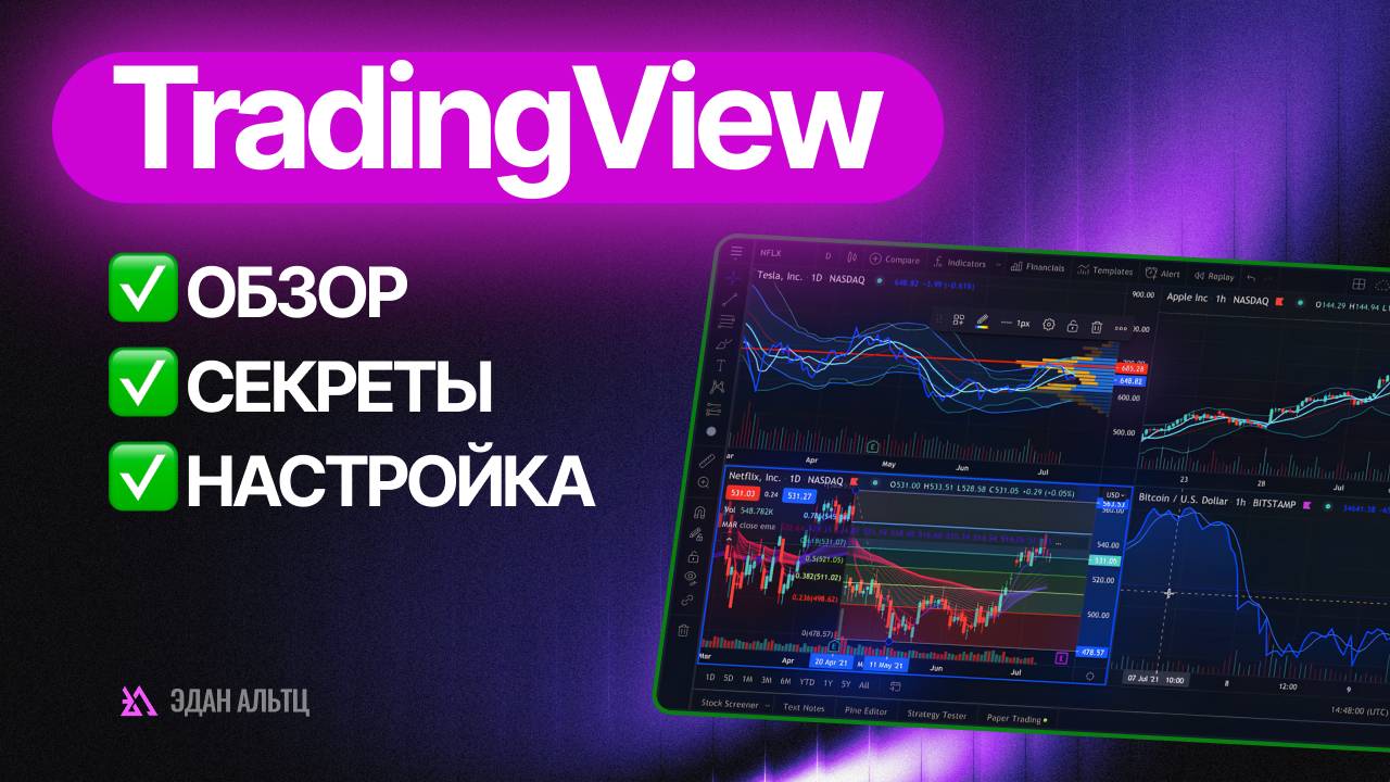 TradingView - обзор, секреты, настройка Рассказываю и показываю