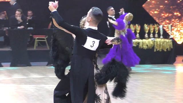 Медленный фокстрот, квикстеп. IDSU ProAm Diamond Cup, Int. Standard, 1/2.