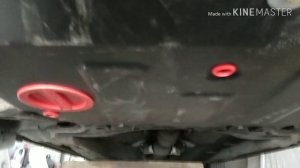 Установка защиты картера на Тойота Королла Спасио в 121