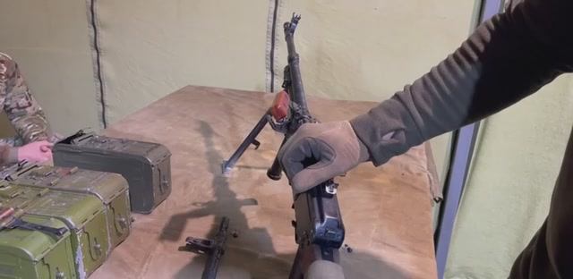 Пулемет ПКМ. Замена ствола