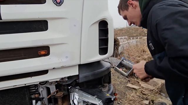Установил линзы на SCANIA смотреть онлайн
