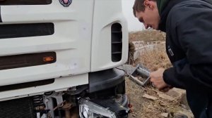 Установил линзы на SCANIA