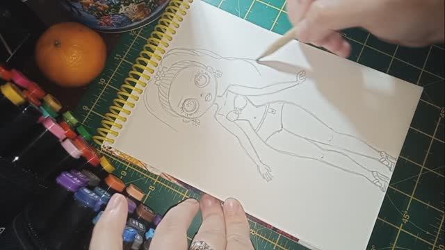 #РИСУЕМ #ЛОЛ OMG! Как нарисовать бумажную куколку ЛОЛ OMG!? смотреть онлайн