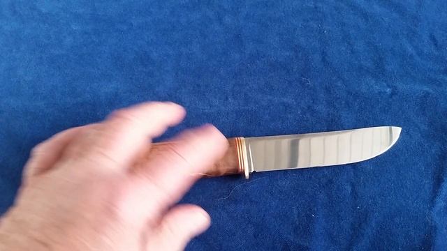 Нож из немецкой стали Niolox. Рукоять стабилизированная ?