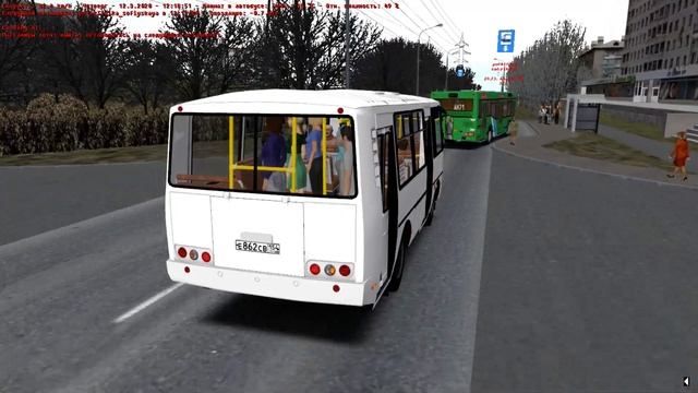 По Новосибирску на ПАЗ 32054 Рестайлинг. Маршрут 88 | OMSI 2 смотреть онлайн