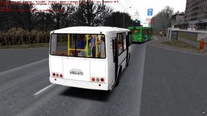 По Новосибирску на ПАЗ 32054 Рестайлинг. Маршрут 88 | OMSI 2