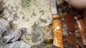 Пропитка деревянных  рукоятей ножей (не стабилизирова