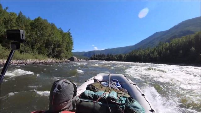 М Енисей . Проход порога Бай- Балык (Байбальский). смотреть онлайн