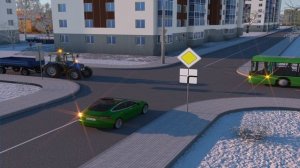 Кто обязан уступить дорогу на перекрёстке ? ПДД