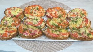 Всего-то 3 ингредиента! Быстрый, сытный, вкусный перекус на завтрак, обед, и ужин готов за 10 минут