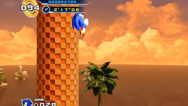 играем в Sonic the heghog 4 episode I