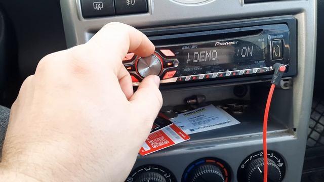 Как выключить демо режим на магнитоле пионер (demo Pioner)