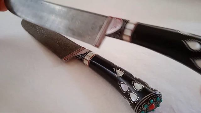 Ножи  кованый домаск