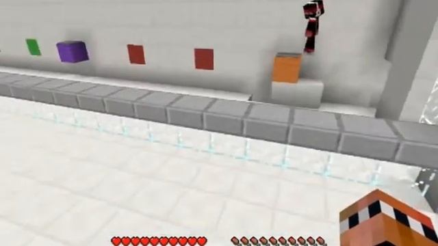 Minecraft  #1   Staircase МИСТИК и ЛАГГЕР  Страшная карта 4   3