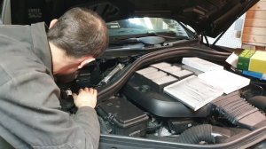 замена салонного фильтра #Mercedes #GLE #glecoupe