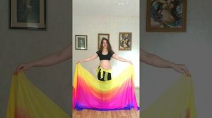 Разбор 3 Части восточного танца с платком | Юлия Телевн