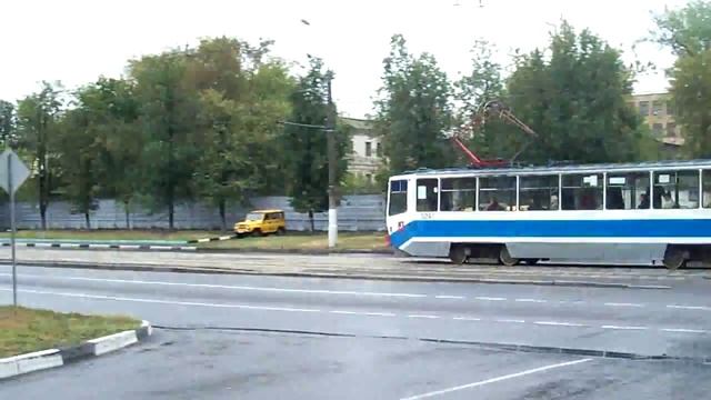 Moscow Trams (trams On Routes 34 And 36) (шоссе Энтузиастов)