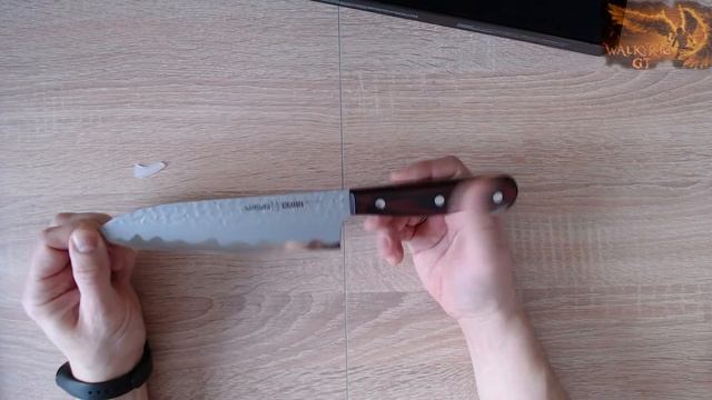Samura KAIJU Santoku Peilis. Samura KAIJU Santoku нож. Samura KAIJU Santoku Knife. SKJ-0095