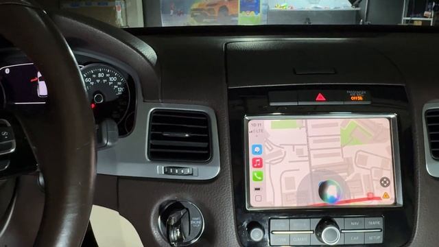 Установка Apple Carplay, Android Auto на штатную магнитолу RNS850 Volksw смотреть онлайн