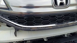 Honda Stepwgn установка сетки в бампер