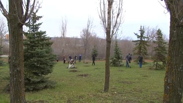 В рамках патриотической акции "Аллея России" в Парке П? смотреть онлайн