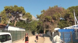 Пляж отеля ELDAR GARDEN RESORT 4* (Кемер, Гёйнюк) и дорога от пляжа к отелю (часть 4)