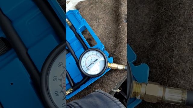 Замер давления топливной системы в ВАЗ 2107i 2010г.в.