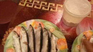 Жареная Салака в муке на сковороде