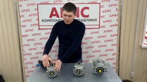 Тандемный регулируемый насос KANZAKI KPL-13 (HZA-13) на гидроход мини трактора и мини погрузчика.