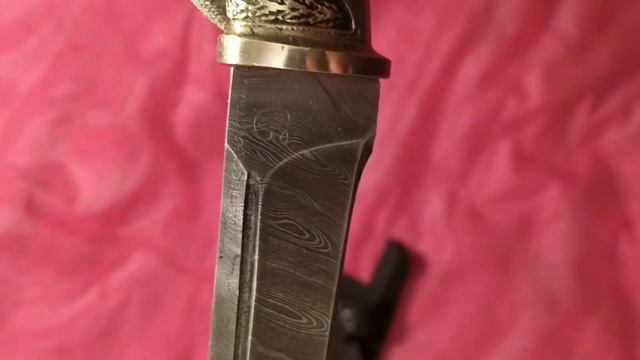 Нож Элитный "Честь Казака!", дамасская сталь 420 слоёв, к? смотреть онлайн