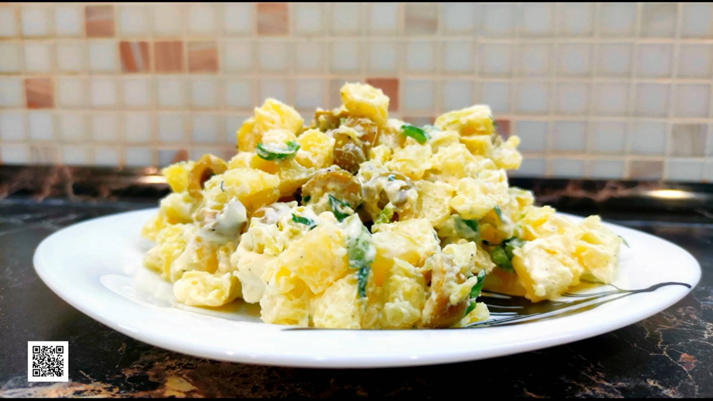 Салата для любителей поострее. Рецепт салата с халапеньо. Картофельный салат. смотреть онлайн