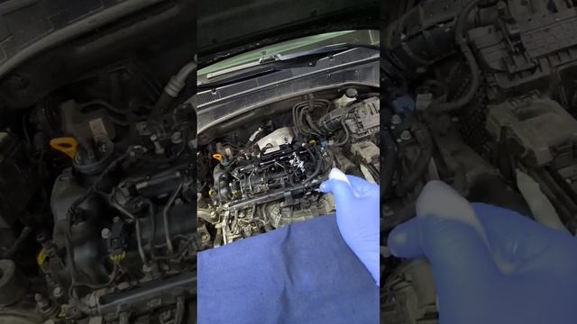Hyundai Santa Fe D4HB 🔧 устранил прорыв газа форсунки смотреть онлайн