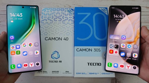 TECNO CAMON 40 vs TECNO CAMON 30S Чем отличаются? Какой лучше?