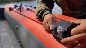 Держатель удочки в лодку ПВХ, крепление на ликтрос LODFORT