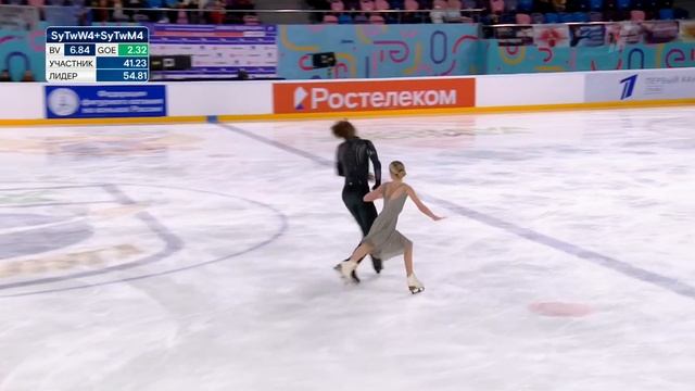 Мария Фефелова - Артем Валов. Танцы на льду. Произвольн смотреть онлайн