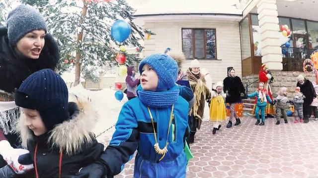 Масленица в детском саду Юные Капитаны