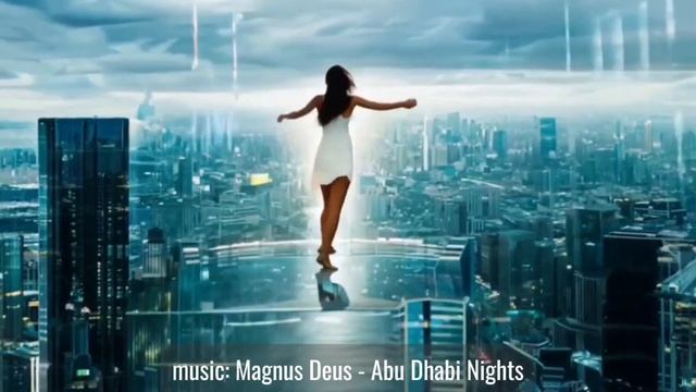 Ночные фантазии красивой девушки. Воздушный танец смотреть онлайн