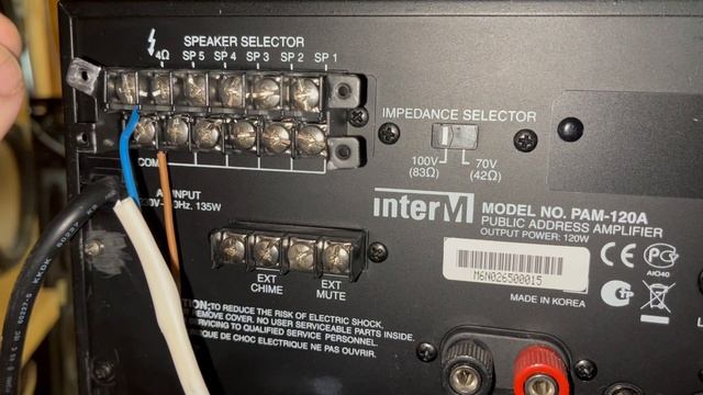 Обзор InterM PAM-120A PUBLIC ADDRESS AMPLIFER смотреть онлайн