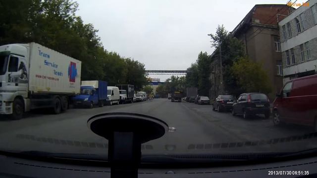 Видеорегистратор Mio MiVue 368 - пасмурный день FILE0297 смотреть онлайн