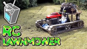 Газонокосилка на гусеницах с радиоуправлением