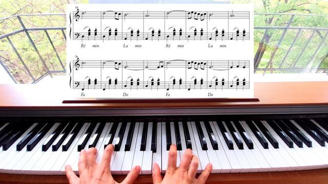 La Valse d'Amelie | Musique de Yann Tiersen | 6 lesson | Вальс Амели | 6 занятие | смотреть онлайн